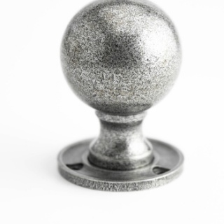 Ludlow Pewter Round Mortice Knobs (Pair)
